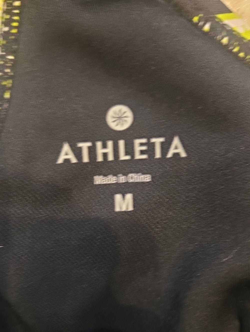 Athleta Black Floral Print Tankini Top - Picture 6 of 7